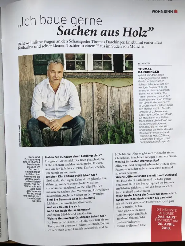 Das Haus: „Ich baue gerne Sachen aus Holz“