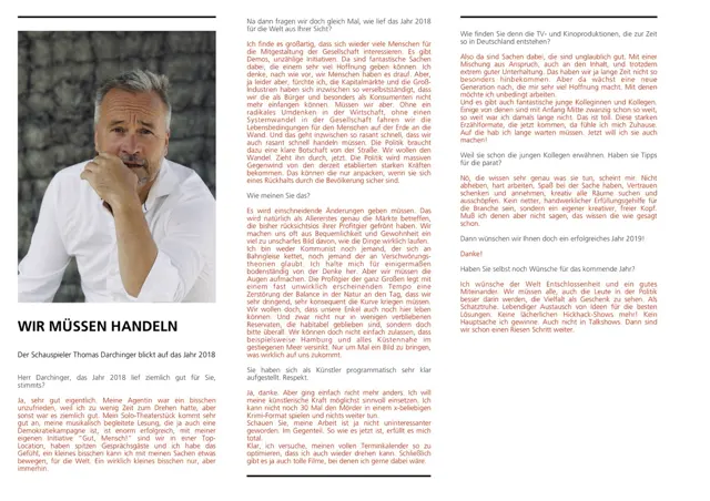 Interview zum Jahresende: „Wir müssen handeln“